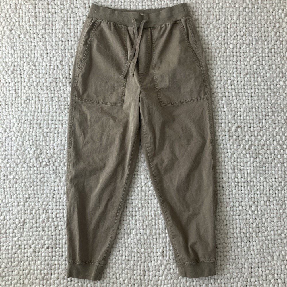 Madewell Cargo Jogger Pull On Pant In Beige Size XS Casual Preppy Boho Comfy